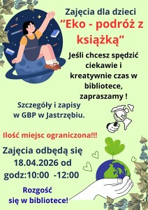 "Eko- podróż z książką" zajęcia dla dzieci