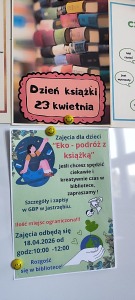 Zajęcia dla dzieci " Eko - podróż z książką"
