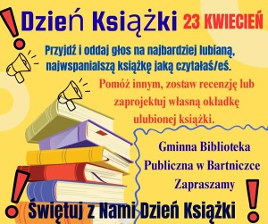 Dzień Książki i Praw Autorskich w bibliotekach